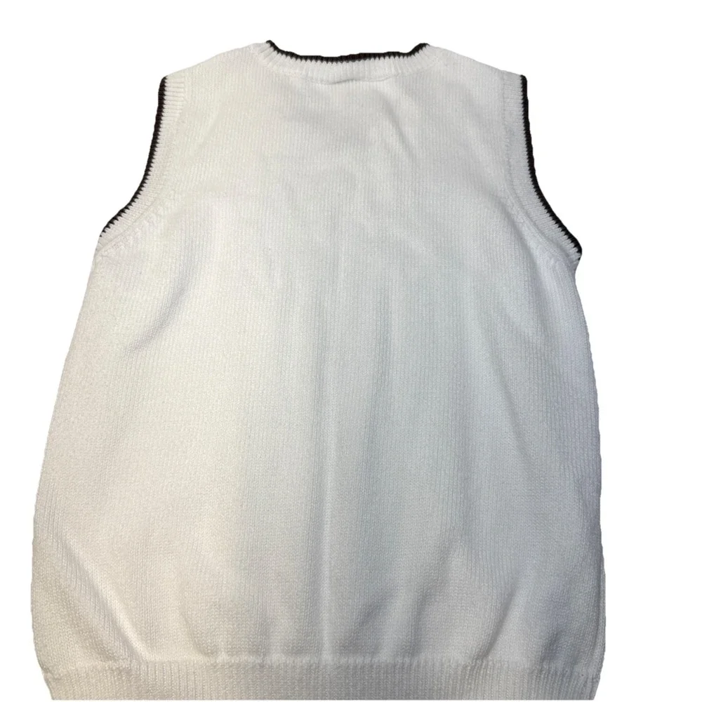 Gymboree Celebrate Spring Boy's‎ White Cable Knit Sweater Vest size M 7-8